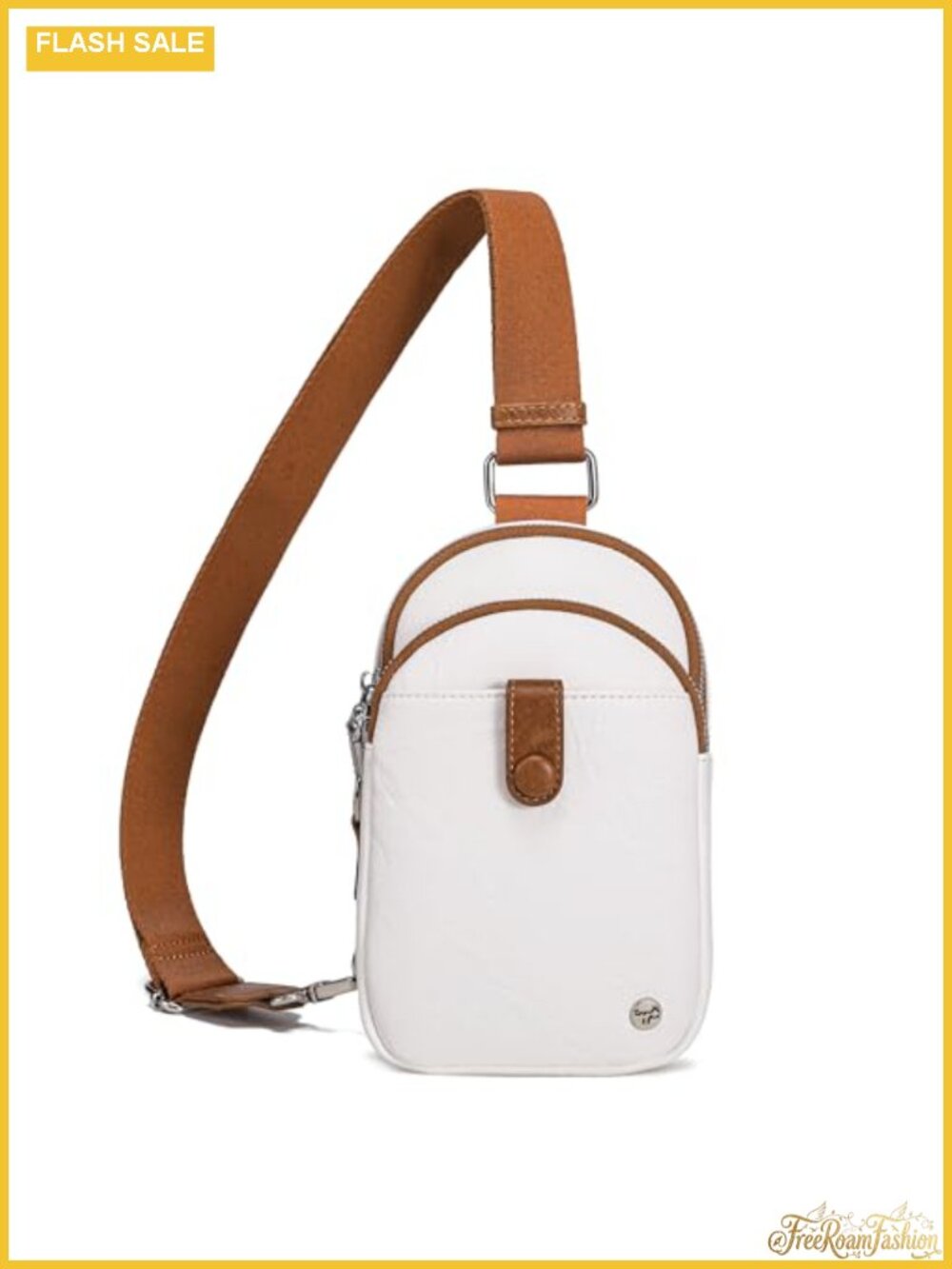 Faux Leather Anti Theft Crossbody Sling Bag RFID Blocking Women